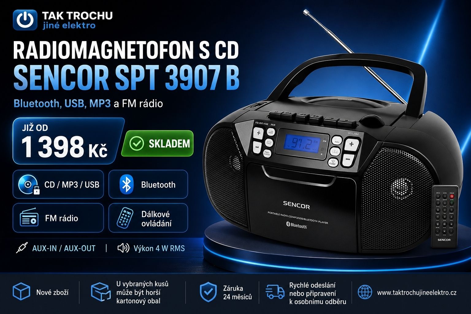 Sencor SPT 3907 B