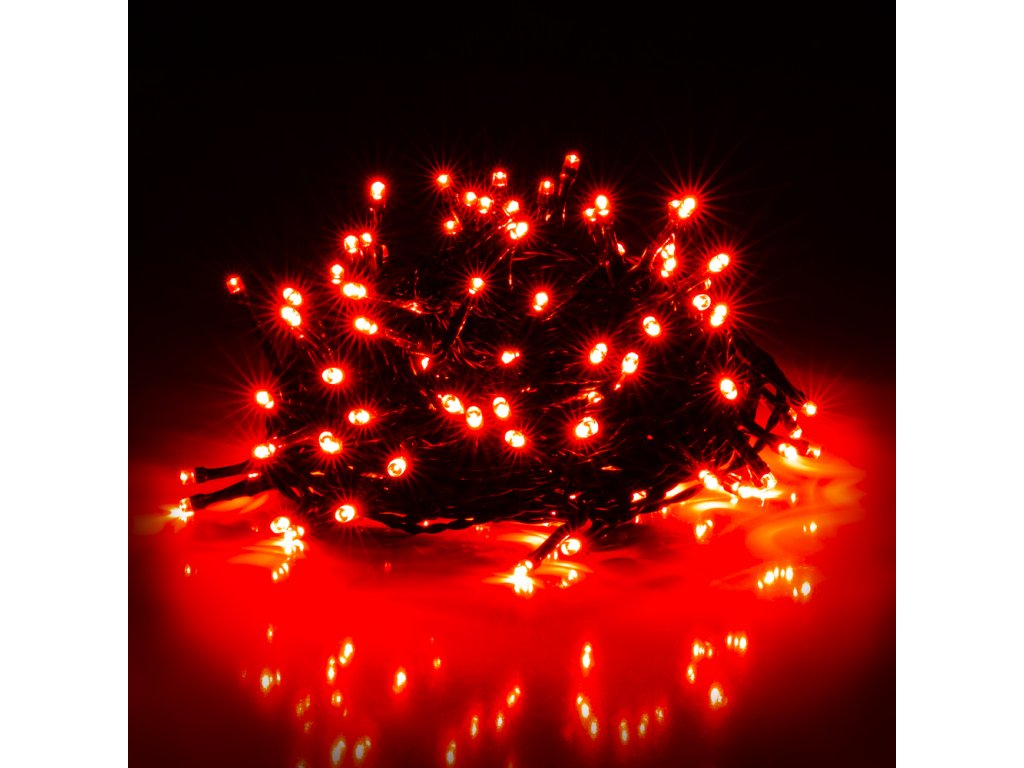 Retlux RXL 307 řetěz 150LED 15+5m RED  Vánoční řetěz jednobarevný 150 LED