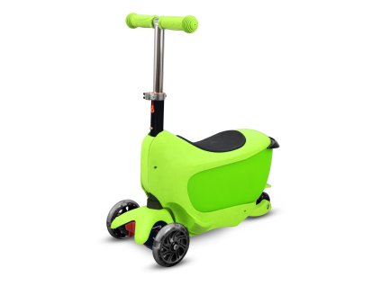 Buddy Toys BPC 4311 Naklápěcí koloběžka TAMAN 2v1 zelená
