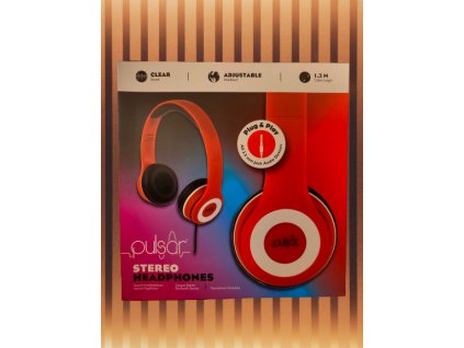 13320 pulsar stereo sluchatka 2571562 cervena