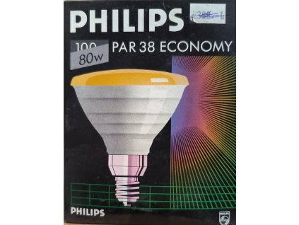 21282 philips par38 80w 680 lumenu e27 zluta