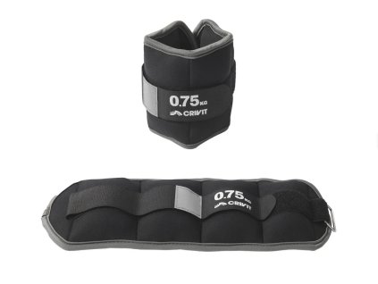 CRIVIT Manžety se závažím 1 5 kg 2dílná sada