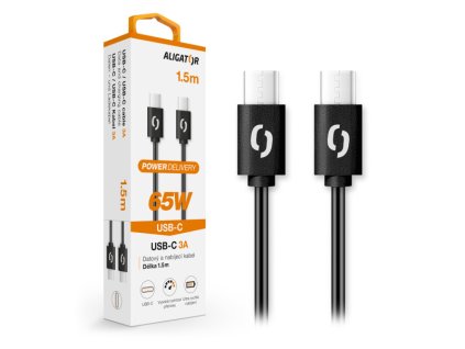 25630 aligator datkp48 datovy kabel usb c usb c 3a 1 5m cerny