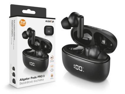 28064 bluetooth sluchatka aligator pods pro 3 cerna tws06