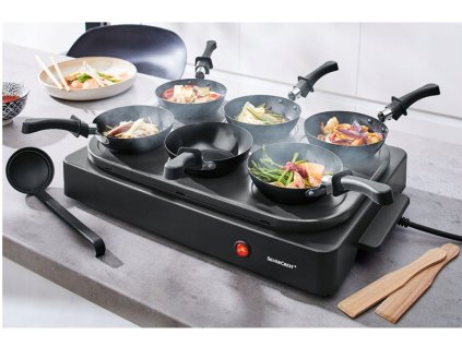 Silvercrest Mini Wokset 2‑in‑1 – wok + palačinkovač pro 6 osob, 1 000 W (2)