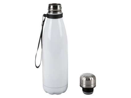 ERNESTO® Termoláhev 0,5 l – bílá, nerezová