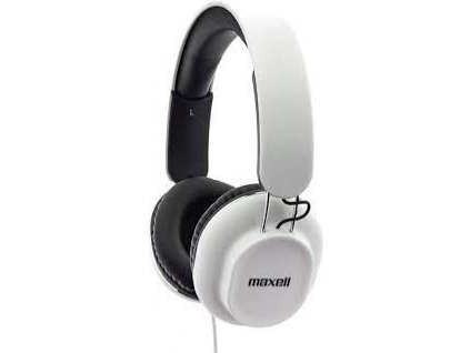 30887 maxell mxh hp 250 white sluchatka pres hlavu
