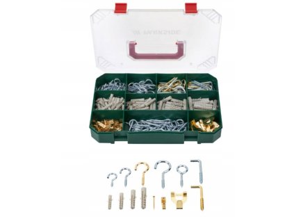 Parkside sada hmoždinek a háčků 338ks (3)