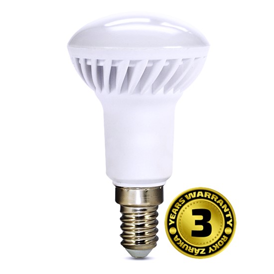 Fotografie Solight LED žárovka reflektorová, R50, 5W, E14, 3000K, 440lm, bílé provedení WZ413-1 Solight