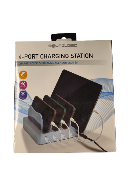 Fotografie Nabíjecí stanice se 4 porty Soundlogic 80016