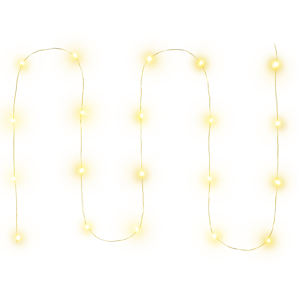 Fotografie RETLUX RXL 274, nano řetěz, 20 LED, 2 m, teplá bílá