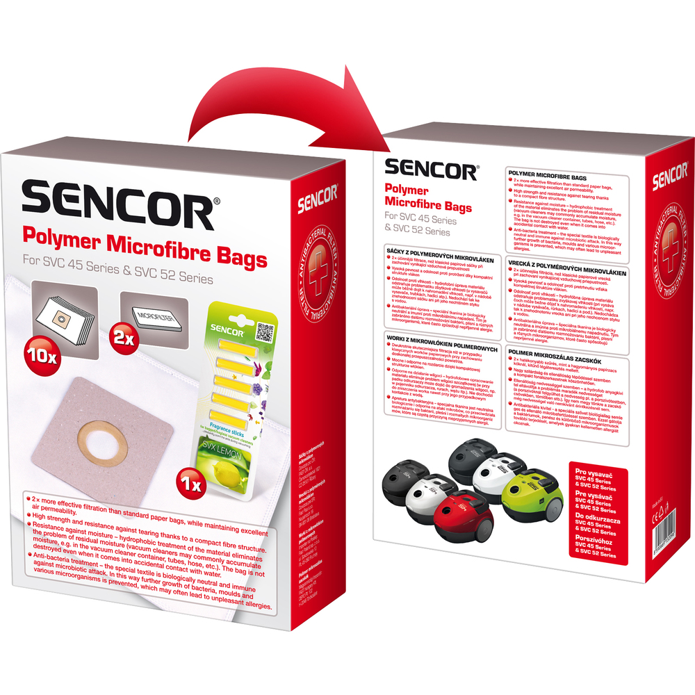 Sencor sáčky SVC 45/52 (10ks)+vůně (5ks)