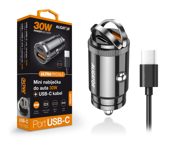 ALIGÁTOR CL ALIGATOR PD30W USB-C+ USB,USB-C/USB-C