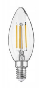 Fotografie LED žárovka LIVARNO home Filament E14 4,7 W