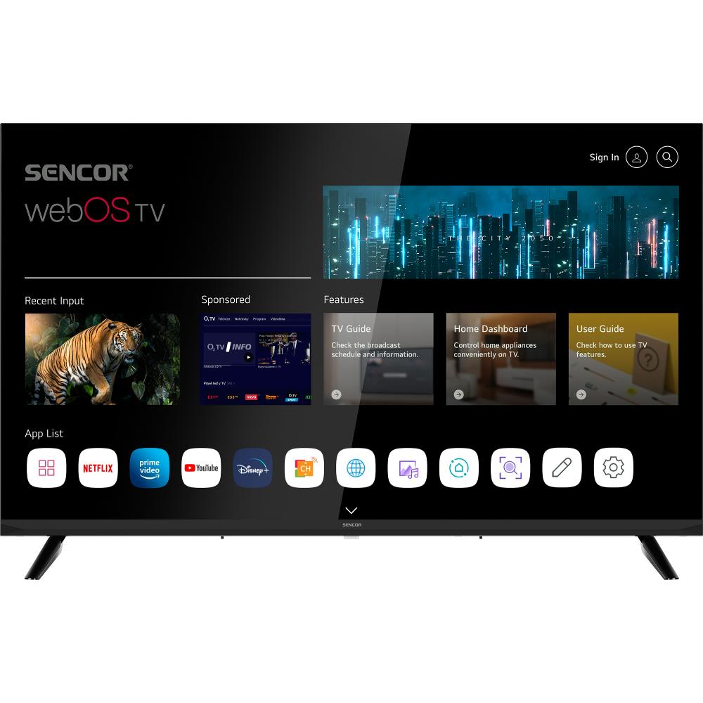 Sencor SLE 32S802TCSB - LED smart TV Varianty k dispozici:: Nové zboží,horší kartonový obal ,záruka 24 měsíců