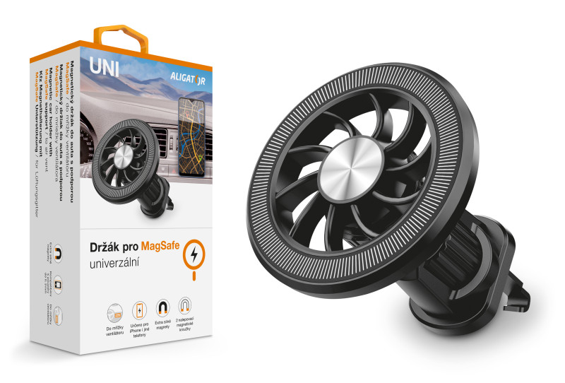 ALIGÁTOR Magnetický držák do auta ALIGATOR s podporou MagSafe, do ventilační mřížk