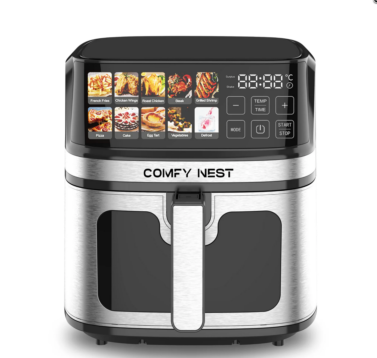 Comfy Nest CN‑06160 – digitální horkovzdušná fritéza 1700 W, 8 L