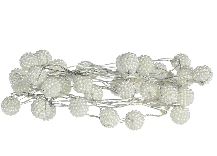 Retlux RXL 489 - girlanda s perlami 20 LED WW