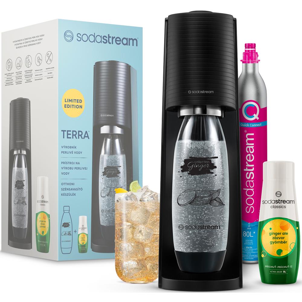 Fotografie Sodastream Terra Black Ginger Ale Mpack (sirup 08/09/25)