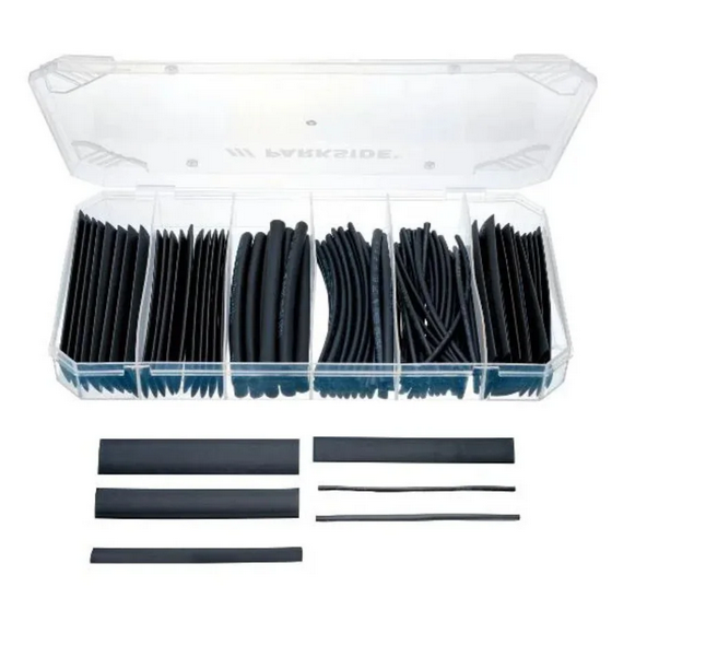 Fotografie Parkside - sada malých dílů (sada smršťovacích bužírek)