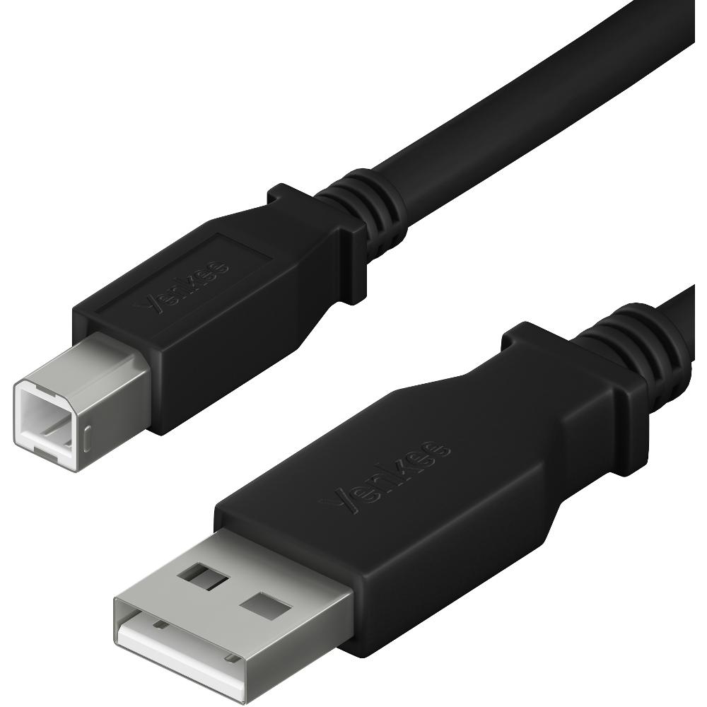 Yenkee YCU 015 BK USB A/B Tiskárna 1,5m - USB kabel