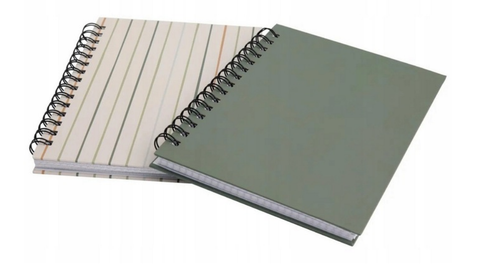 Fotografie Crelando - 2ks zápisníků A5, 100 listů, vícebarevná mřížka A5, 60g/m3