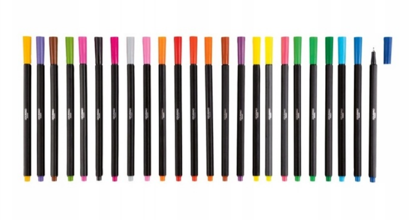 Fotografie CRELANDO tenká pera (fixy) sada, 0,4mm