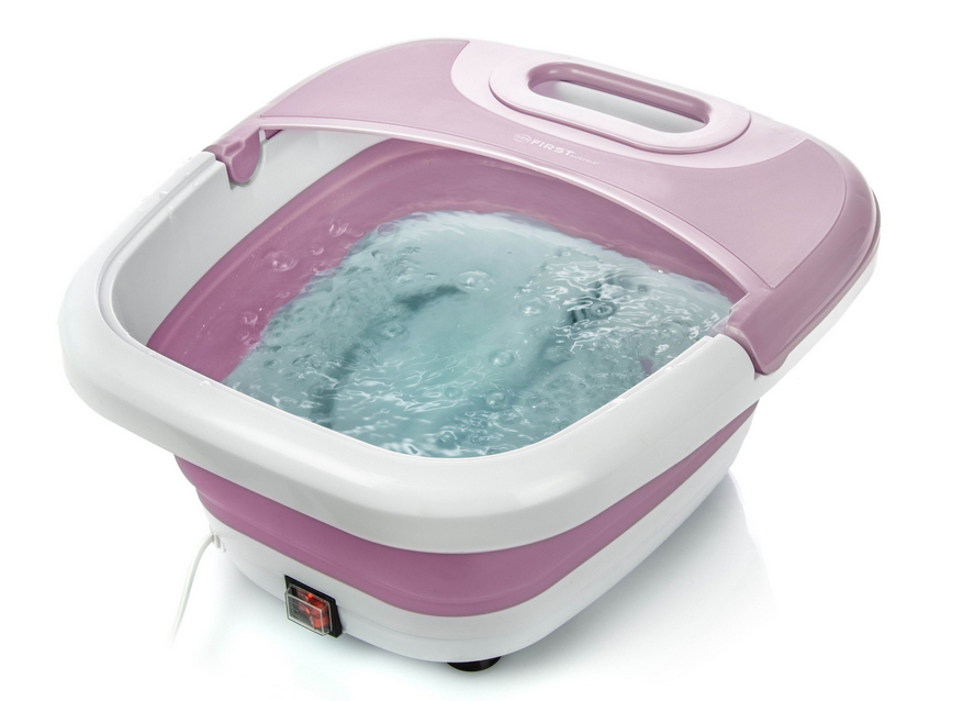 First Austria FA-8116-2-PI - masážní přístroj na nohy 450W, skládací, růžový