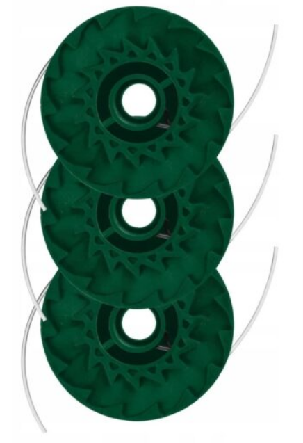 Fotografie Parkside - náhradní cívky PRTS 5 B1 pro strunovou sekačku PERT 550, 3ks