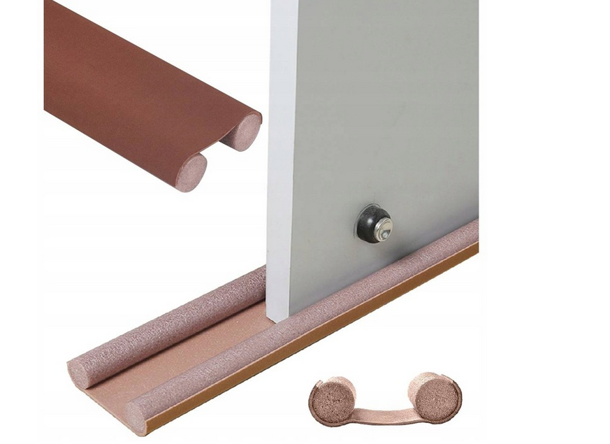 Parkside - dvojité těsnění pod dveře, hnědé