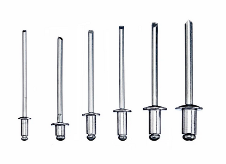 Parkside - sada jednostranných uzavřených nýtů, 320ks