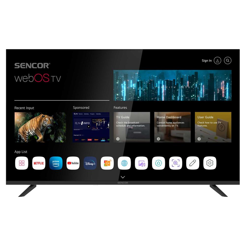 Sencor SLE 43US804B WEBOS UHD TV - LED televize