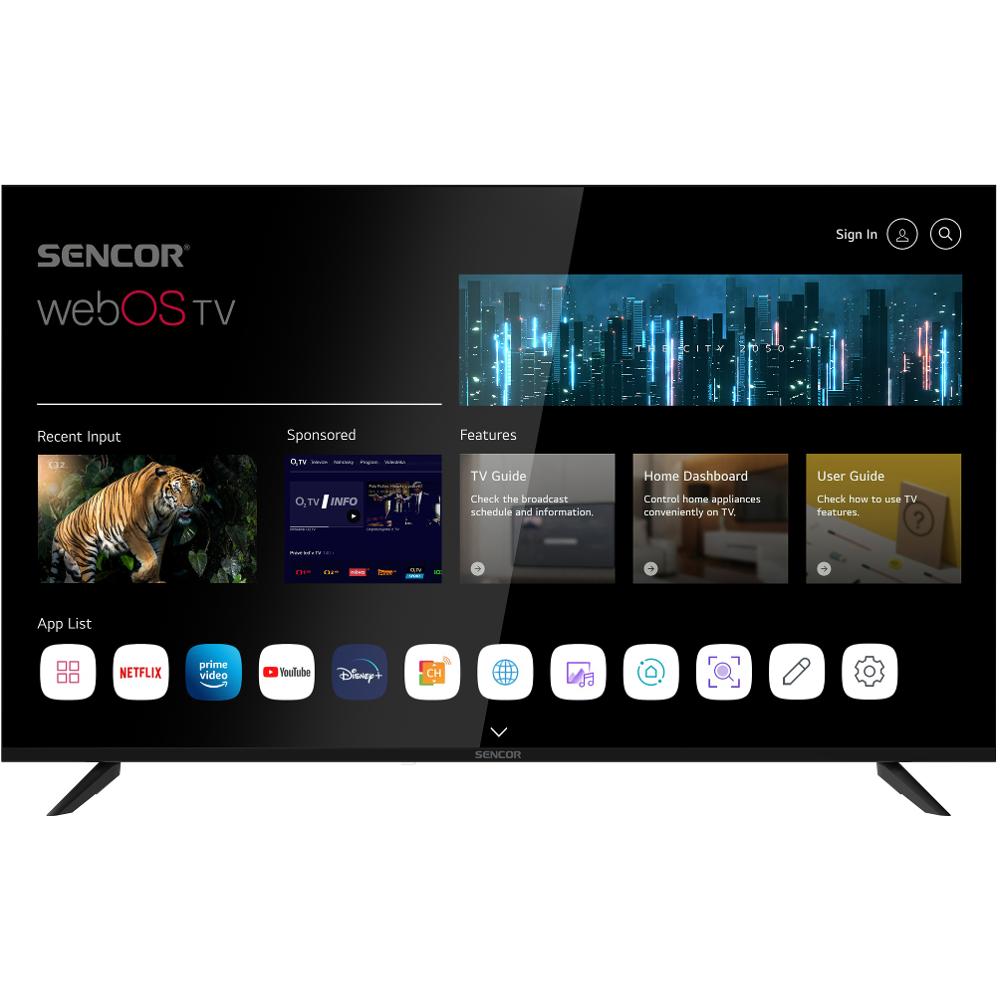 Sencor SLE 55US804B WEBOS UHD TV - LED televize