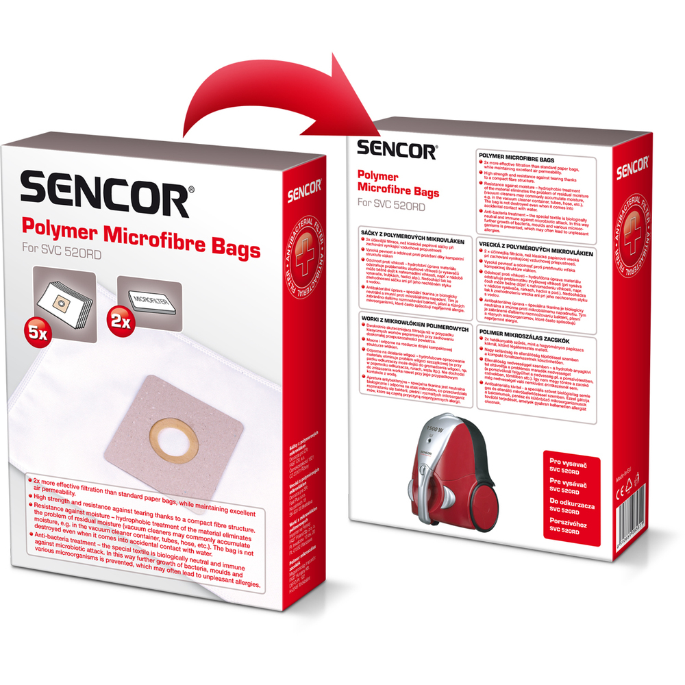 SENCOR MICRO SVC 520RD 5ks