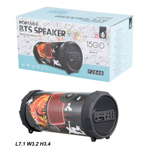 Fotografie Bluetooth reproduktor Portable Speaker PLUS Mini F2848, Sport Aligator