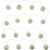Retlux RXL 248 přír. koule 16x  Girlanda s přírodními koulemi 16 LED