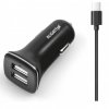 14592 1 nabijecka do auta aligator usb c s 2xusb vystupem 2 4a turbo charge cerna
