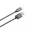 15120 3 datovy kabel aligator premium 2a lightning 50cm cerny