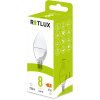 28229 2 retlux rll 430 c37 e14 candle 8w cw