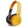 Bluetooth sluchátka ALIGATOR AH02, FM, SD karta, mustard