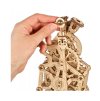 Ugears 3D dřevěné mechanické puzzle – Hodiny motoru (265 dílků) (5)