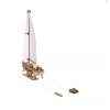 30557 2 ugears 3d drevene mechanicke puzzle jachta the ocean beauty 95 dilku