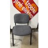 Jednací/konferenční židle (krátce používané,jako nové)světle šedé