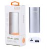 Aligator Powerbanka PB560SR Power banka 5600mAh, se SVÍTILNOU, stříbrná