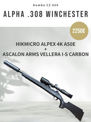 🔥 KOMBO, ktoré dáva zmysel 🔥 CZ 600 Alpha v .308 Win – spoľahlivý bolt-action systém a výborná presnosť aj na dlhšie...