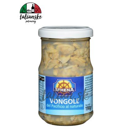 Mušle Vongole 190g ATHENA