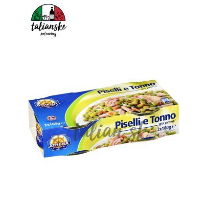 Tuniak s hráškom 2x160g ATHENA