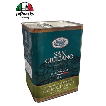 Extra panenský olivový olej 100% taliansky 3L SAN GIULIANO