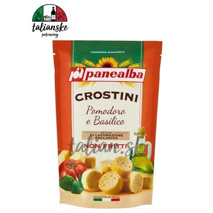 CROSTINI Pomodoro e Basilico 100g Panealba