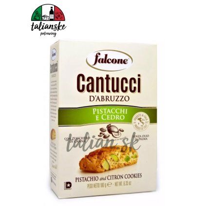 Sušienky Cantucci PISTACCHI E CEDRO 180g falcone